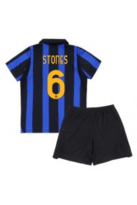 Inter Milan John Stones #6 Jalkapallovaatteet Lasten Kotipeliasu 2026-27 Lyhythihainen (+ Lyhyet housut)